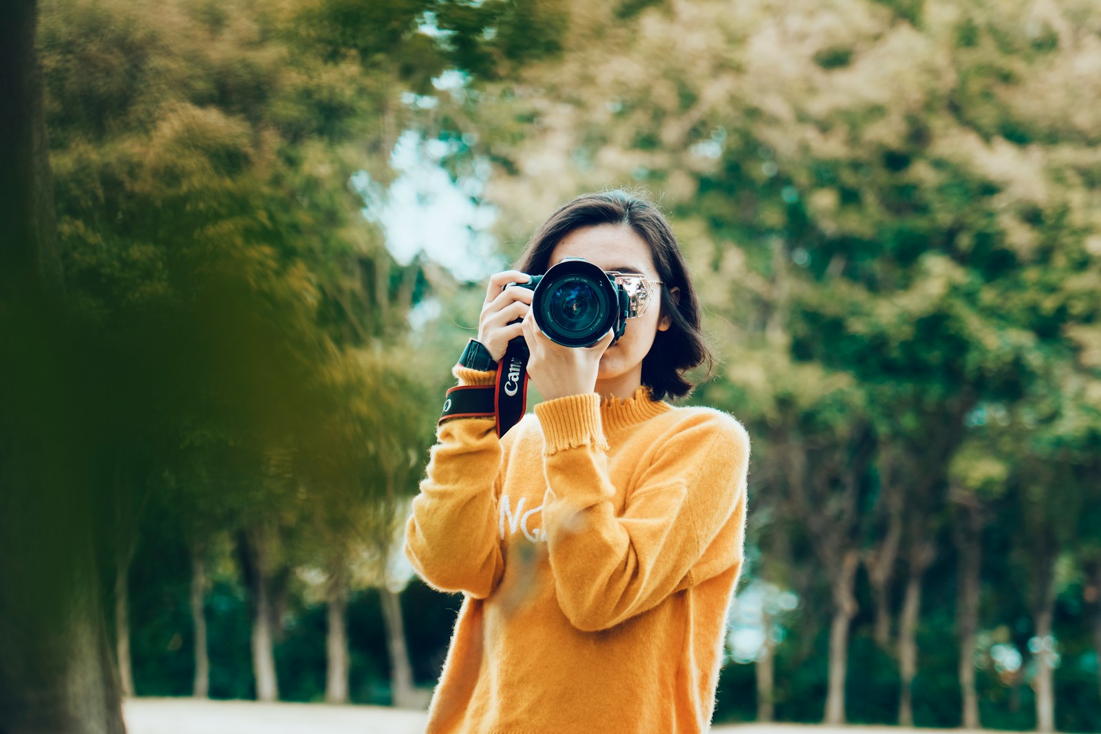 Ananya with her camera